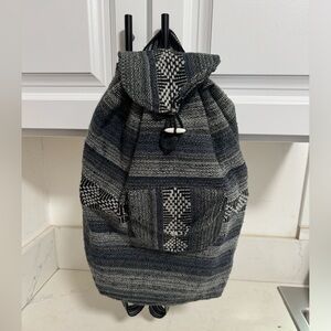 NWOT unisex Artesanal woven backpack